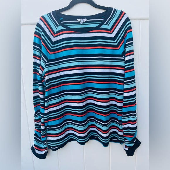 Crown & Ivy Long Sleeve Sweatshirt size large NWT - Picture 6 of 8